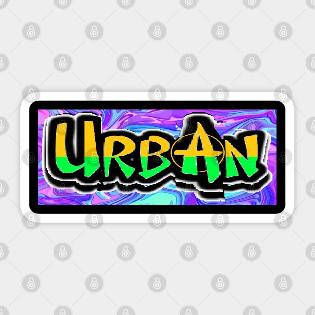 spray can graffiti urban font by lowEndGraphics Sticker by LowEndGraphics